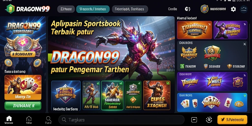 Gameplay menarik di DRAGON99 menunjukkan pengalaman taruhan olahraga.