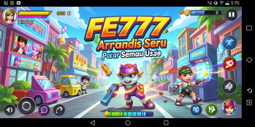 Tangkapan layar game FE777 menampilkan aksi seru dalam gameplay Arcade.
