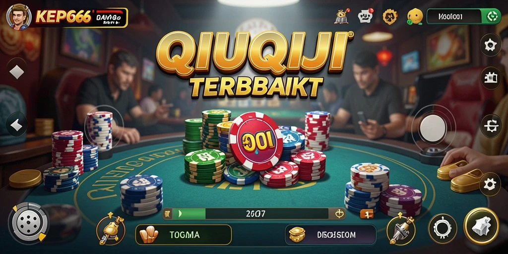 Screenshot gameplay KEPO66 menampilkan keseruan bermain QiuQiu.