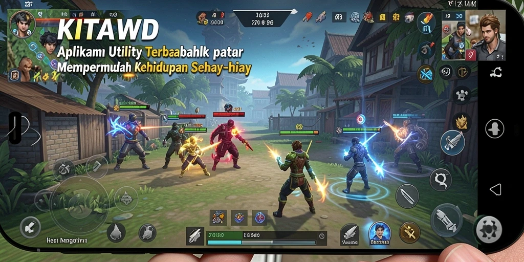 Screenshot utama KITAWD menunjukkan tampilan antarmuka aplikasi yang intuitif.