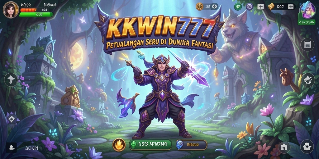Tampilan aksi seru dalam gameplay KKWIN777 yang menantang.