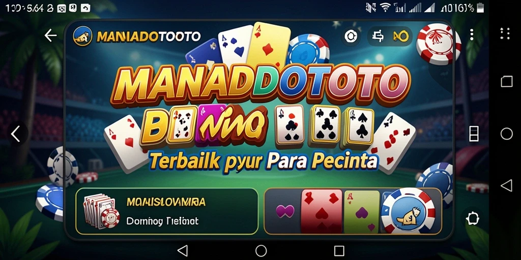 Tampilan gameplay seru dan interaktif di MANADOTOTO.