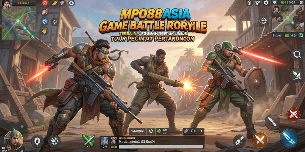 Gameplay seru dalam pertempuran Battle Royale MPO88ASIA.