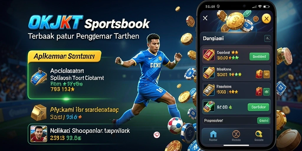 Screenshot gameplay OKJKT menunjukkan suasana pertandingan yang mendebarkan.