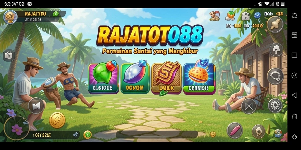 Tangkapan layar gameplay <strong>RAJATOTO88</strong> yang penuh warna dan menyenangkan.