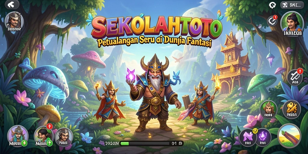 Tampilan gameplay <strong>SEKOLAHTOTO</strong> yang mendebarkan dan penuh petualangan.